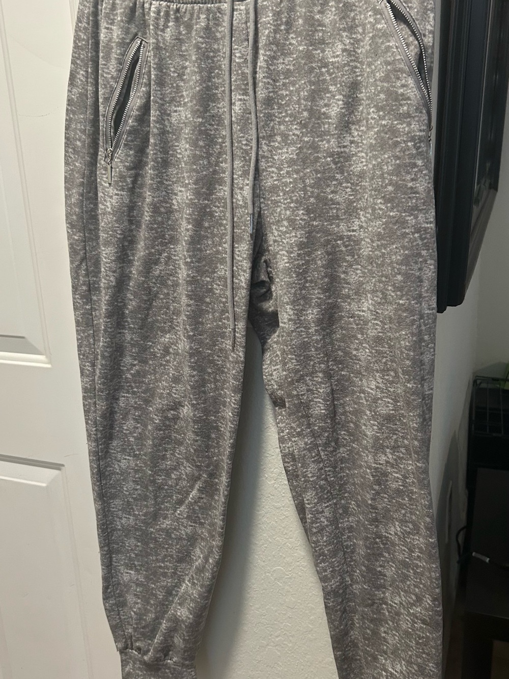 Gray Marled Joggers